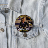 Persoonlijke Volleybal Foto Knop Ronde Button 7,6 Cm (In situ)