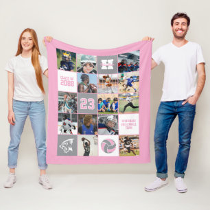 Persoonlijke Volleyball Senior Cadeau Aangepaste K Fleece Deken