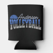 Persoonlijke Volleybalspeler VOEGD NAAM Team Champ Blikjeskoeler (Achterkant)