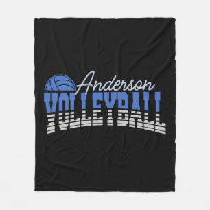 Persoonlijke Volleybalspeler VOEGD NAAM Team Champ Fleece Deken