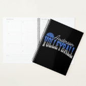 Persoonlijke Volleybalspeler VOEGD NAAM Team Champ Planner (Display)
