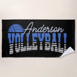Persoonlijke Volleybalspeler VOEGD NAAM Team Champ Strandlaken