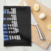 Persoonlijke Volleybalspeler VOEGD NAAM Team Champ Theedoek (Quarter Fold)