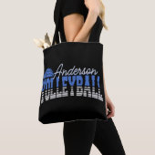 Persoonlijke Volleybalspeler VOEGD NAAM Team Champ Tote Bag (Dichtbij)