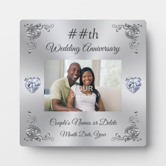 Persoonlijke voordelige Jubilea, foto's Fotoplaat (Voorkant)