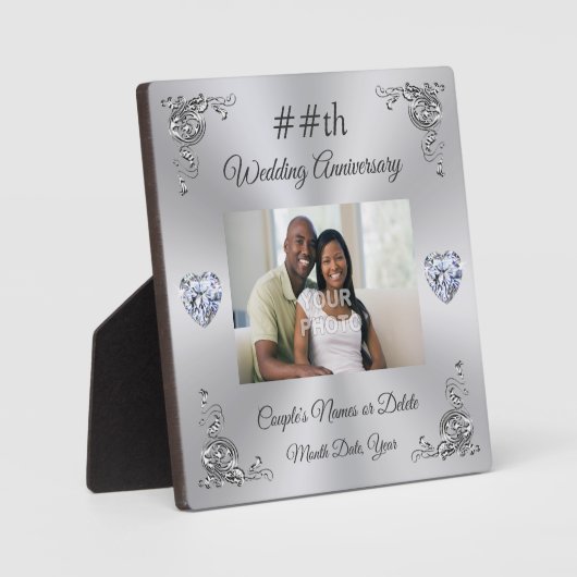 Persoonlijke voordelige Jubilea, foto's Fotoplaat (Voorkant)