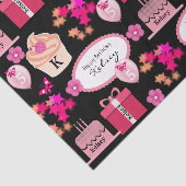 Persoonlijke voornaam en ouderdom voor kinderen en tissuepapier (Detail)