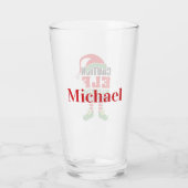 Persoonlijke 'voorzichtigheid', Elf die Kerstmis b Glas (Achterkant)