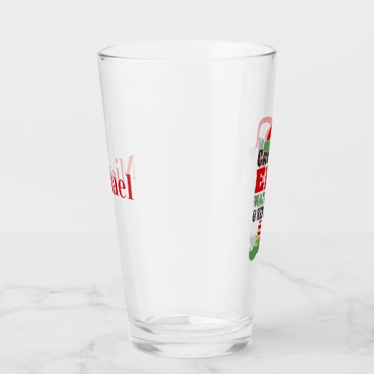 Persoonlijke 'voorzichtigheid', Elf die Kerstmis b Glas (Rechts)