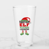 Persoonlijke 'voorzichtigheid', Elf die Kerstmis b Glas (Voorkant)