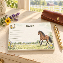 Persoonlijke vos Andalusische paard weide Post-it® Notes