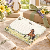 Persoonlijke vos Andalusische paard weide Post-it® Notes