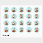 Persoonlijke Vos Stickers (Vel)