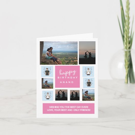 Persoonlijke - Vouwbare wenskaart Kaart (Voorkant)