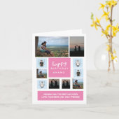 Persoonlijke - Vouwbare wenskaart Kaart (Gele Bloem)