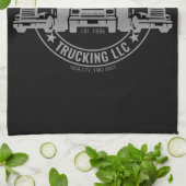 Persoonlijke Vrachtwagen Grote Rig Semi Vrachtwage Theedoek (Gevouwen)