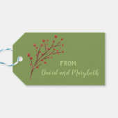 Persoonlijke vrede op Aarde Cadeaulabel (Achterkant Horizontaal)