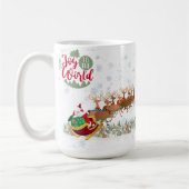 Persoonlijke vreugde tot de wereld Kerstmis Koffiemok (Links)