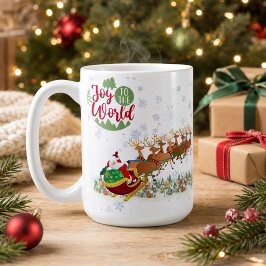 Persoonlijke vreugde tot de wereld Kerstmis Koffiemok