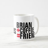persoonlijke vrienden koffiemok (Voorkant rechts)