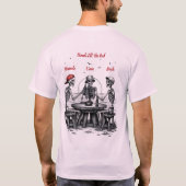Persoonlijke Vrienden Tot Het Einde T-shirt (Achterkant)