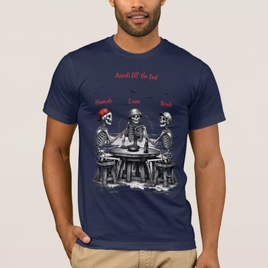 Persoonlijke Vrienden Tot Het Einde T-shirt (Voorkant)