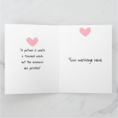 Persoonlijke vriendenkaart met naam kaart (Binnen)