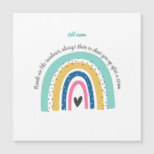 Persoonlijke vriendschap Regenboog en zin (Voorkant)