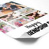 Persoonlijke vriendschapsdag 8 Foto collage Foto Afdruk (Hoek)