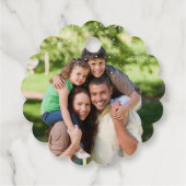 Persoonlijke Vrolijk Kerst Foto Bedankjes Labels (Achterkant)