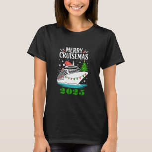 Persoonlijke vrolijke Cruisemas cruiseschip famili T-shirt
