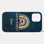Persoonlijke Vrolijke In Hoop Christelijke Regenbo Case-Mate iPhone Case (Achterkant (horizontaal))