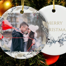 Persoonlijke vrolijke kerstfoto 