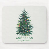 Persoonlijke vrolijke kerstgroeten Vakantie Muismat (Voorkant)