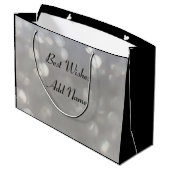 Persoonlijke vrouw Birthday Groot Cadeauzakje (Achterkant Gekanteld)