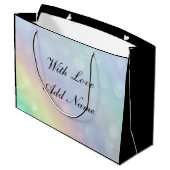 Persoonlijke vrouw Birthday Groot Cadeauzakje (Achterkant Gekanteld)