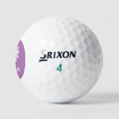 Persoonlijke vrouwelijke golfballen met dagbloem (Logo)