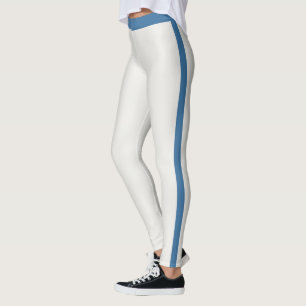 Persoonlijke vrouwen neutrale gedempte blauwe athl leggings
