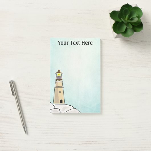Persoonlijke Vuurtoren Post-it® Notes (Kantoor)