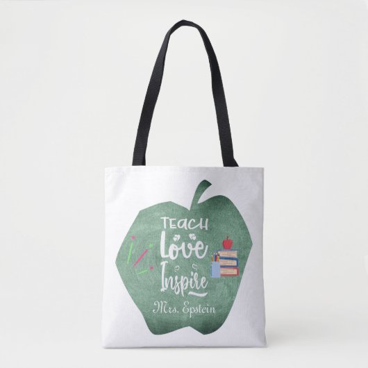 Persoonlijke waardering van leerlingenbord tote bag (Voorkant)