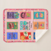 Persoonlijke waardering voor leerkrachten Bedankt  Sherpa Deken (Voorkant (horizontaal))