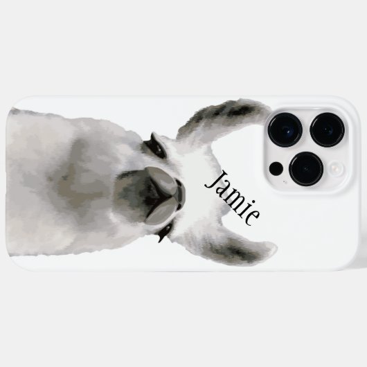 Persoonlijke waarneming van Tsjernobby Llama Case-Mate iPhone Case (Achterkant (horizontaal))