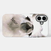 Persoonlijke waarneming van Tsjernobby Llama Case-Mate iPhone Case (Achterkant (horizontaal))