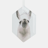 Persoonlijke waarneming van Tsjernobby Llama Glas Ornament (Voorkant links)