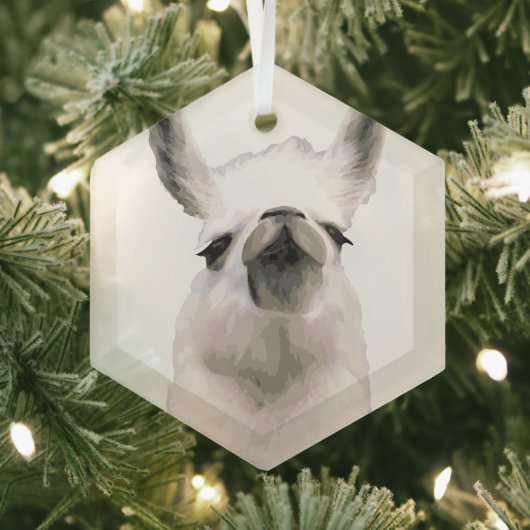 Persoonlijke waarneming van Tsjernobby Llama Glas Ornament (Insitu)