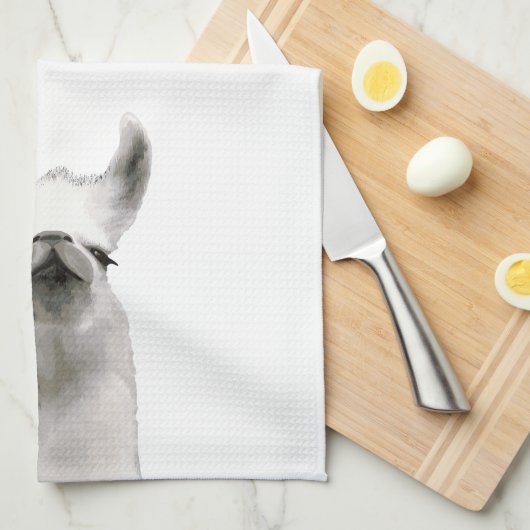 Persoonlijke waarneming van Tsjernobby Llama Theedoek (Quarter Fold)