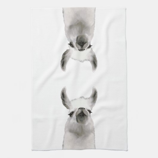 Persoonlijke waarneming van Tsjernobby Llama Theedoek (Verticaal)