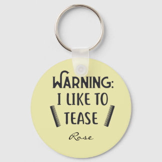 Persoonlijke waarschuwing Ik wil Haarstylist graag Sleutelhanger