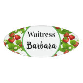 Persoonlijke Waitress Naambadge (Voorkant)