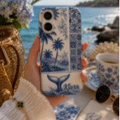 Persoonlijke Walvisstaart Tropisch Case-Mate iPhone Case
